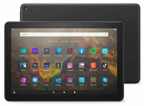 New! Amazon Kindle Fire HD 10" 32GB Tablet Alexa 2021 Latest Model Black