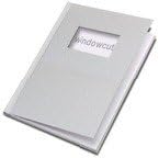 (10pcs) 7mm 40-55 Sheet Capacity Aluminum STEELBOOK Letter Size 8.5" by 11" (Case Bound on 11" Edge)