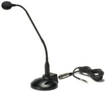 Sound Tech GN-1 18 Inch Professional Uni-Direction Noise Canceling Gooseneck Microphone with 10 FT Cord and 3.5mm Mono Plug