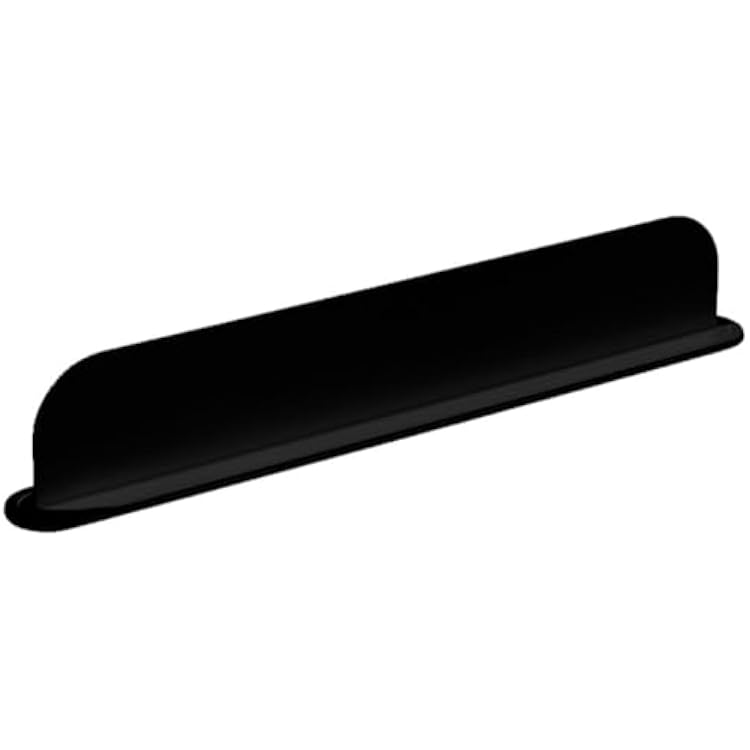 Kitchen Sink Bathroom Baffle Silicone Splash Guard, Dish Washing Baffle Board, Water Splash Barrier with Strong Suction Cup, silicone sink anti-splash partitionblack