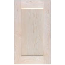 Unfinished Maple Shaker Cabinet Door Front Replacement - 11.5W x 22H | Ready to Paint or Stain | Solid Wood | Cabinet Door Replacement