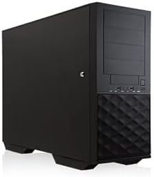 Inwin Development 175240 In-win Server Pl052 Long Pedestal Atx Mid Tower Black No Power Supply 4/1/[5] Bays Usb 3.0 Audio Brown Box