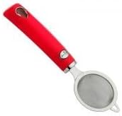 Ghidini V301 Tea Strainer Stainless Steel44; Red - Small