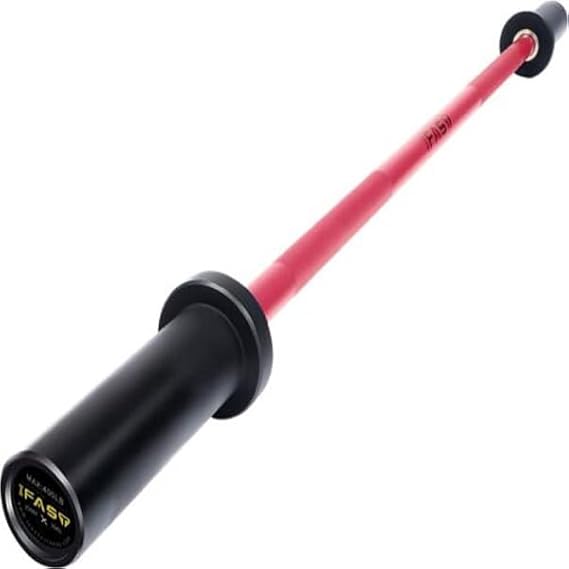 Color Barbell Bar Plates 4Ft Solid Iron Fitness Weightlifting