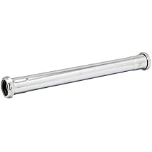 EZ-FLO 16 Inch Heavy-Duty Double End Extension with Slip-Joint Connection, Chrome Finish, 35149