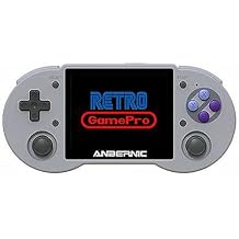 RG353P Handheld Game Console - 3.5 Inches Screen, 64GB Storage, WiFi & Bluetooth, Android/Linux Dual System, Open Source, Gray