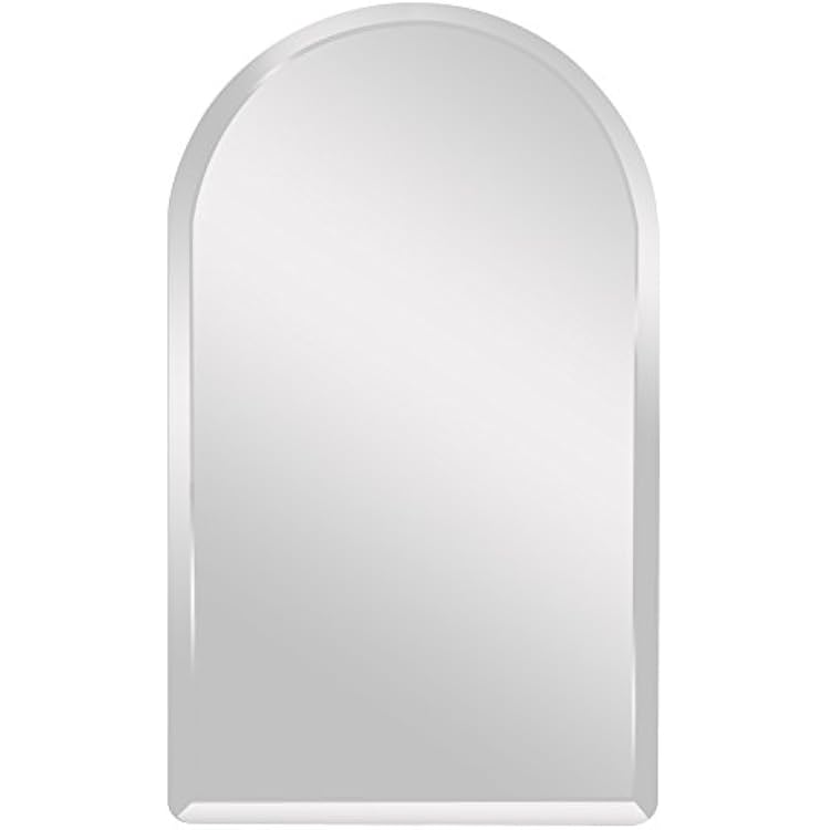 Spancraft Regency Arch Frameless Wall Mirror Size: 30 H x 18 W
