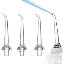 Water Flosser Tips Replacement Nozzles, Compatible with Marchpower Mini Water Flosser, 360 Rotation Oral Irrigator Jet Tips 3 Pack for Plaque Removal