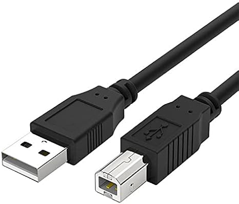 Printer Cable to Connect to Computer Compatible with Brother HL-2270DW,HL-L3210CW,HL-3170CDW,HL-L5100DN,HL-L6200DWT,HL-3180CDW,HL5450DN,HL-L2370DW,HL5450DN,HL2230,MFCL2720DW USB Cable 10 Feet