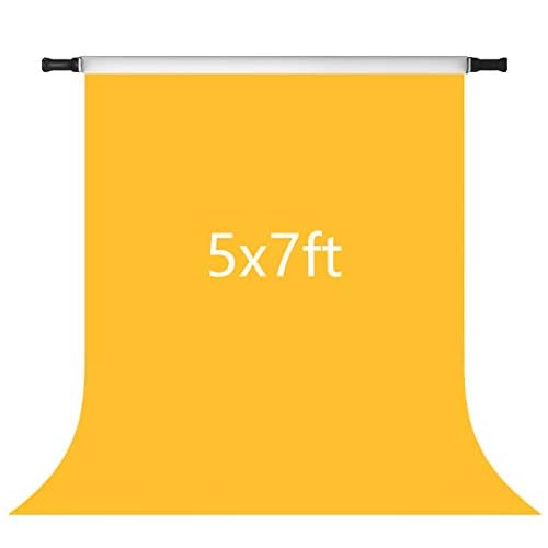 Kate 5x7ft Yellow Backdrops Solid Yellow Portrait Photography Backdrop Photo Studio Background