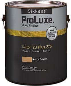 1 Gal ProLuxe SIK30009 009 Dark Oak 23 Top Coat RE Translucent Satin Wood Top Coat