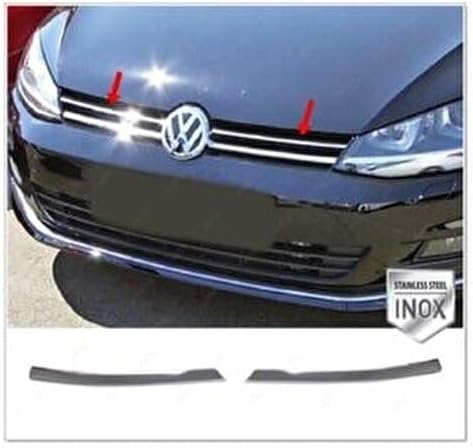EBAL OTO AKSESUAR Krom Ön Panjur 2 Prç. 2013 Üzeri P.ÇELİK (Comfortline) VW Golf 7 ile uyumlu