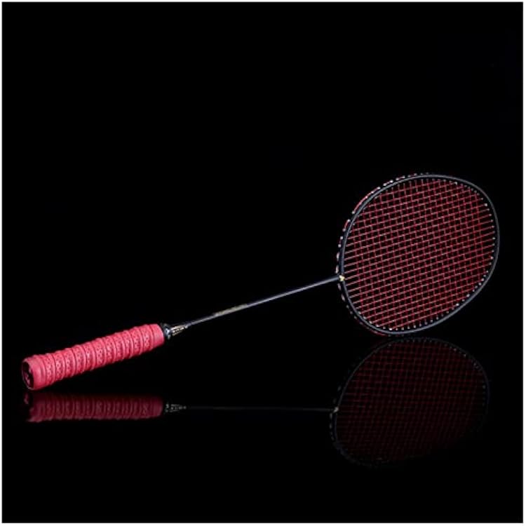 Ultralight 6U 72g Strung Badminton Racket Professional Carbon Badminton Racquet 22-28 LBSRed String