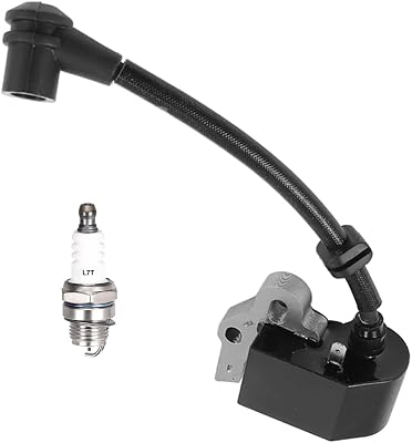 Ignition Coil Module 301759 With L7T Spark Plug For McCulloch 4600 4700 4900 5000 5500 PM1849AV PM2049AV PROMAC Silver Eager 2818 3020 Timber Bear 20