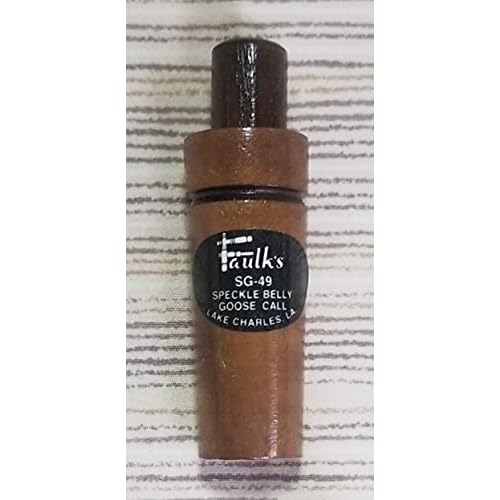Faulks Game Calls Speckled Belly Goose Call SG-49, Brown
