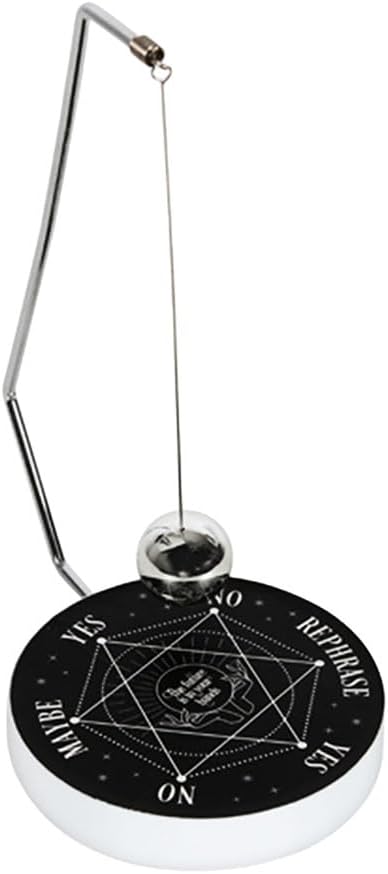 Fantasy Gifts Pendulum Decision Maker Divination Pendulum Board for Yes No Answers | Spiritual Dowsing Tool for Guidance, Meditation, Witchcraft & Metaphysical Use
