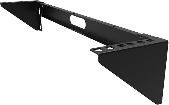 2U Foldable Wall Mount Patch Panel Bracket for 19" Equipment