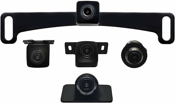 EchoMaster Universal Backup Camera for Crystal Clear Front, Rear, Side Views, IP67 Rated, Selectable Mirror Mode & Parking Lines (Multi-Configurable HD Camera) PHD5N1
