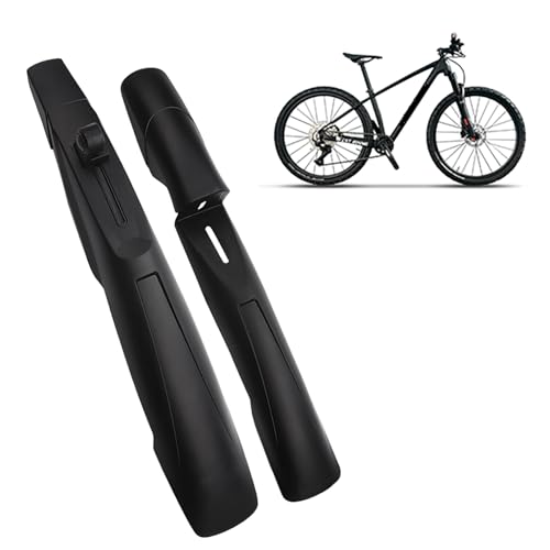 2 Pcs Adjustable Bike Fender Mudguard for Diamondback Bicycles Overdrive Pro 29, Quick installation Thickened and Widened Design, Protects Against Splashing Water and Dirt