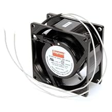 DAYTON 4WT40 0.13 AMP, 115 VAC, 12 WATTS, 2 Wire, 30 CFM, 3-1/8 in Height, 3-1/8 in Width, 60 HZ, AXIAL, Fan, IMPEDANCE Protected, RPM 2750