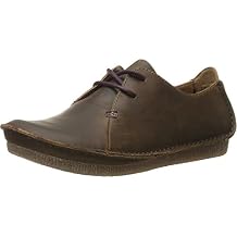 Clarks Women's Janey Mae Flat, Beeswax, 5 M US