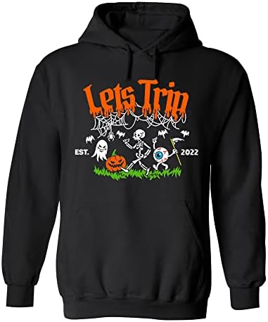 WAWNI Lets Trip Merch Sturniolo Merch Sturniolo Triplet Hoodie Sweatshirt Unisex Black Black, M