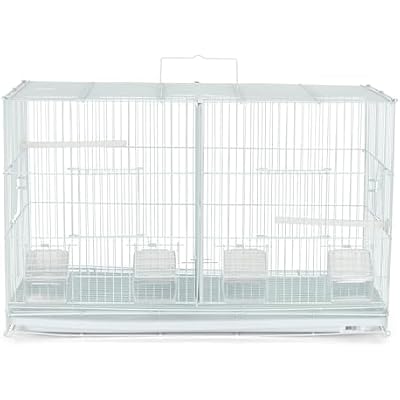 YML 38-Inch Canary Finch Breeding Cage 2414, Small, White