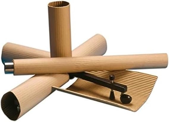 Masterline 16417 1000 mm x 220 m Ribbed Pure Kraft Roll