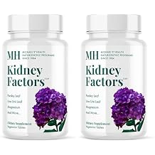 MICHAEL'S Health Naturopathic Programs Kidney Factors - 60 Vegetarian Tablets - Nutrients for Kidney Function - Gluten Free, Kosher - 20 Servings (Pack of 2)