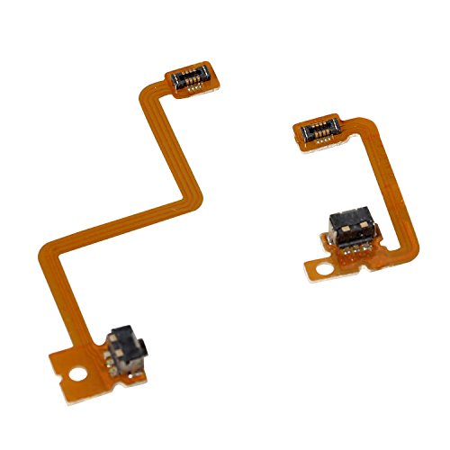 Timorn L R Shoulder Button with Flex Cable Repair Parts for 3DS Left Right Shoulder Button 2 Sets