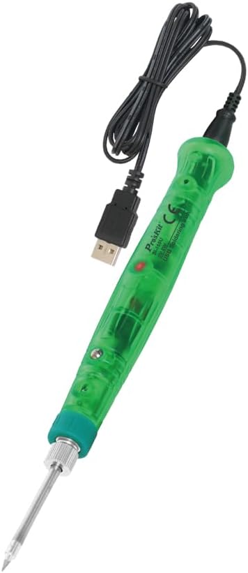 Pro'sKit USB Powered Soldering Iron, Fast Heating, Auto sleep mode, Low power consumption