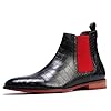 Carlos Santana Mantra Chelsea Boots Men | Leather Mens Boots | Slip On Boots For Men | Fully Leather Lined | Comfort Footbed