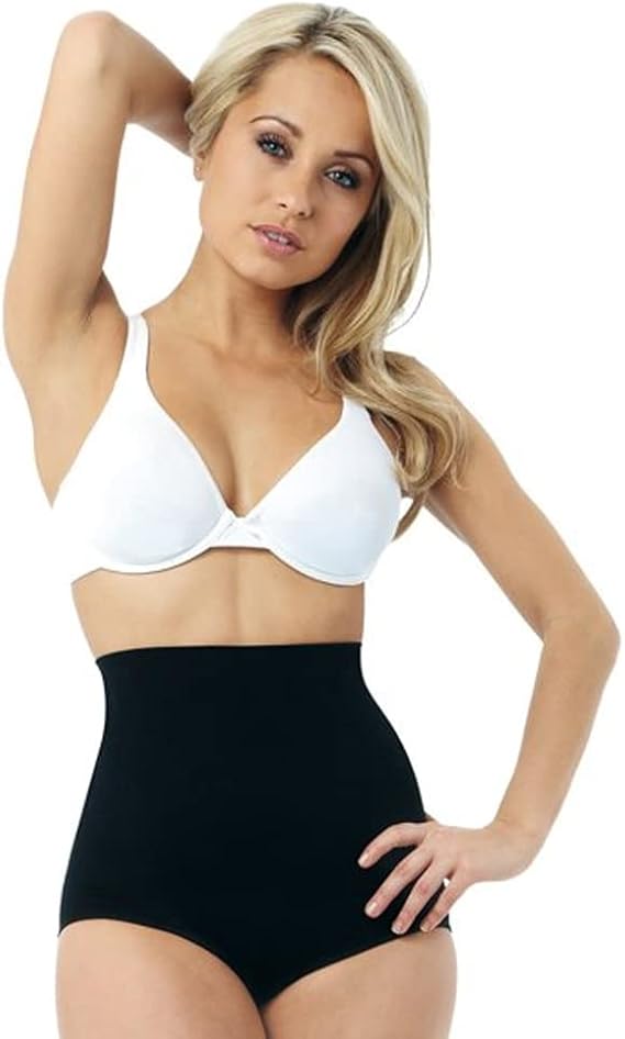 Belvia Shapewear Slimming Tummy Control Shaping Briefs (Black) Medium 12-14