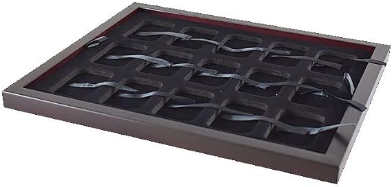 Coin Tray for Fifteen One Ounce Silver Bars in Capsule