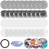 75MM 3" Large Button Press Machine Interchangeable 100 pc Mold Blank Buttons for Button Maker Machine
