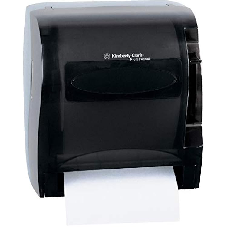 Kimberly-Clark Professional Lev-R-Matic Roll Hand Towel Dispenser, 10.5 x 15 x 12, Smoke