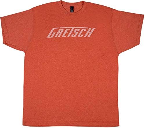 Gretsch Logo T-Shirt - Orange, 099-4876 XXL