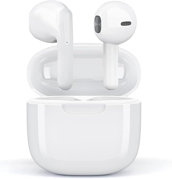 Wireless Earbuds Bluetooth Headphones 36H Bluetooth 5.0 with Wireless Charging Case, IPX6 Waterproof Earphones in-Ear Ear Buds with Touch Control, Built-in Mic for iPhone/Android