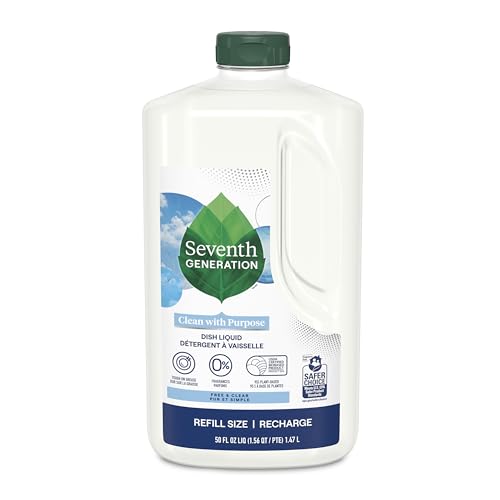 Seventh Generation Dishwashing Liquid, Natural, 50 Ounce