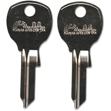 M886 Pair (2) Replacement Keys Cut to Code on NA14 Blank for CompX/National Desks, Files & Cabinets | KEYSALACARTE