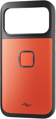 Peak Design Mobile Gnar Phone Case for iPhone 17 Pro Max, Ibis | 4.5 M Drop Protection | Slim Profile | SlimLink Connects to Mobile Mounts and Charging Accessories