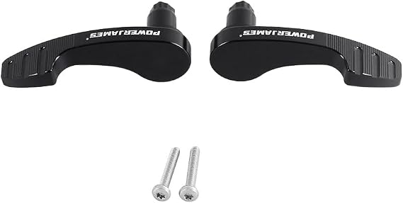 POWER JAMES Black Left & Right Saddlebag Handle Kit, Compatible with Harley Davidson 2014-2024 Touring Street Glide, Road Glide (Black)