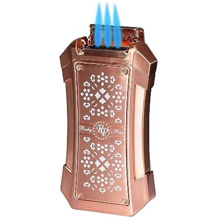 Rocky Patel Lighter Genesis Triple Torch Rose Gold