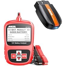 ANCEL BD200 Pro OBD2 Scanner Bluetooth with ANCEL BST200 Car Battery Tester
