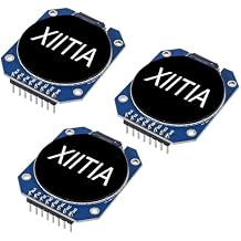 3pcs DC 3.3V 1.28 Inch TFT LCD Display Module Round RGB 240 * 240 GC9A01 Driver 4 Wire SPI Interface 240x240 Resolution Adapter PCB for Arduino