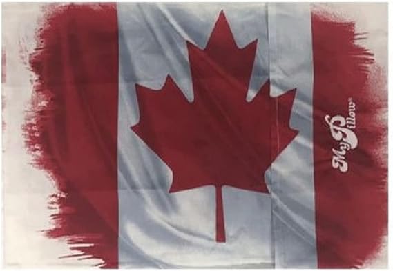 MyPillow Go Anywhere Multi-use Travel Pillow Canada Maple Leaf Case