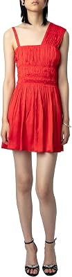 Zadig & Voltaire Womens Roselie Satin Dress, S Multi-Colored