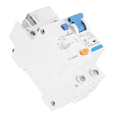 Current Circuit Breaker, DZ47LE‑32 1p N C32 RCCB Current Circuit Breaker 30mA for Home Decoration, Rural Network Transformation