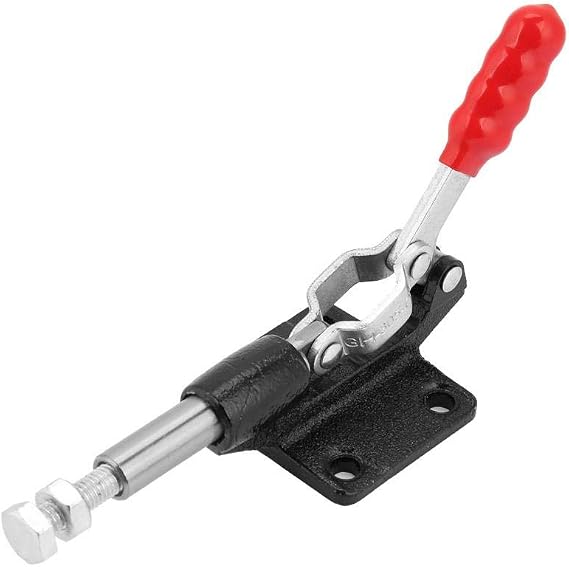 Toggle Clamp, Hand Toggle Clamp Iron Galvanized Quick Fixed Toggle Clamp Holding Latch Push Pull Action Hand Tool (GH-305-CM)