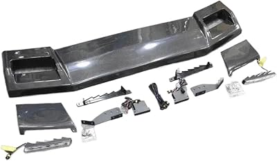 Car Front Spoiler Compatible for Mercedes-Benz G-Class W463 G500 G550 G55 G63 G65 2008-2017 Top Roof Wing Lip Tail Trunk L-E-D Real Carbon FiberCarbon Fiber